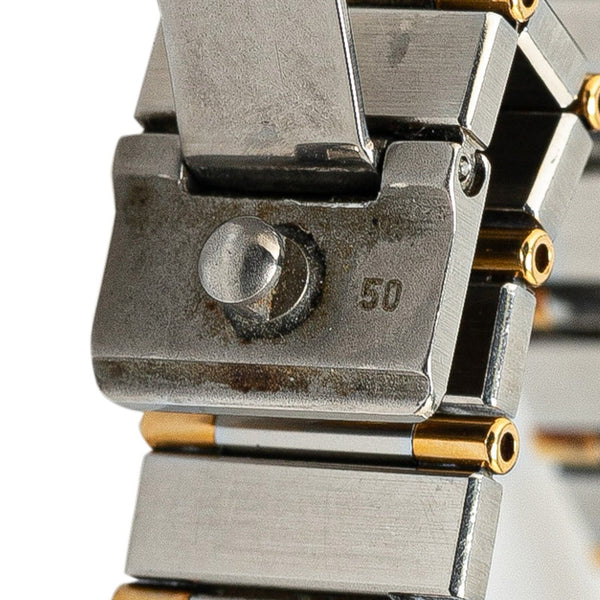 オメガ コンステレーション 腕時計 1270.10.00 クオーツ ゴールド文字盤 ステンレススチール レディース OMEGA 【中古】