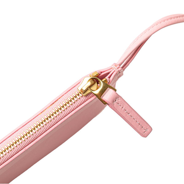 ボッテガヴェネタ マキシイントレチャート アルコ ハンドバッグ ピンク ムートン レザー レディース BOTTEGAVENETA 【中古】