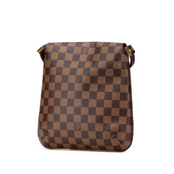 ルイ ヴィトン ダミエ ミュゼットサルサ ロングショルダー ショルダーバッグ N51300 ブラウン PVC レザー レディース LOUIS VUITTON 【中古】