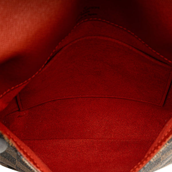ルイ ヴィトン ダミエ ミュゼットサルサ ロングショルダー ショルダーバッグ N51300 ブラウン PVC レザー レディース LOUIS VUITTON 【中古】