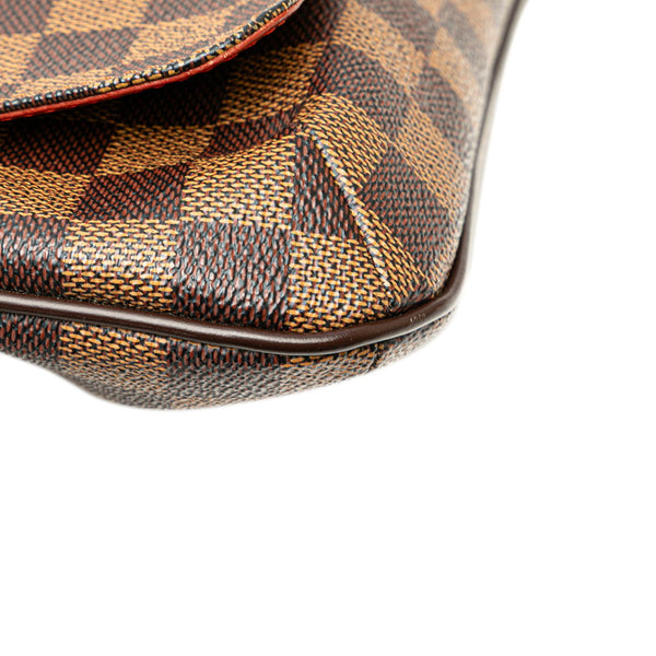 ルイ ヴィトン ダミエ ミュゼットサルサ ロングショルダー ショルダーバッグ N51300 ブラウン PVC レザー レディース LOUIS VUITTON 【中古】