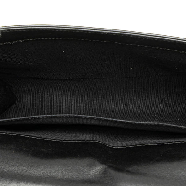 シャネル ココマーク マトラッセ ボーイシャネル25 斜め掛け チェーン ショルダーバッグ ブラック ラムスキン レディース CHANEL 【中古】