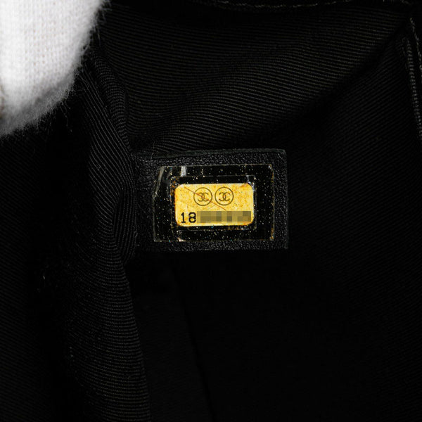 シャネル ココマーク マトラッセ ボーイシャネル25 斜め掛け チェーン ショルダーバッグ ブラック ラムスキン レディース CHANEL 【中古】