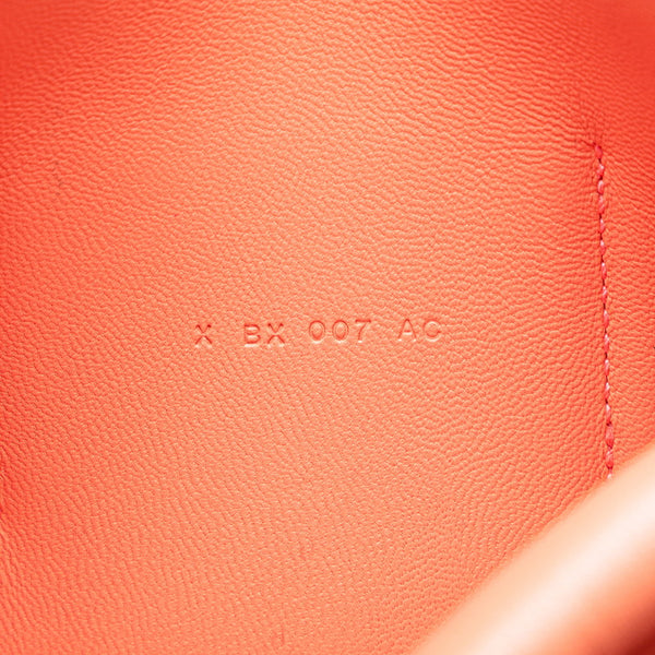 エルメス ドゴンデュオ 長財布 ローズキャンディ サーモンピンク トゴ レディース HERMES 【中古】