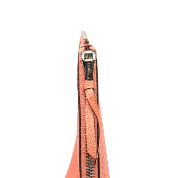 エルメス ドゴンデュオ 長財布 ローズキャンディ サーモンピンク トゴ レディース HERMES 【中古】