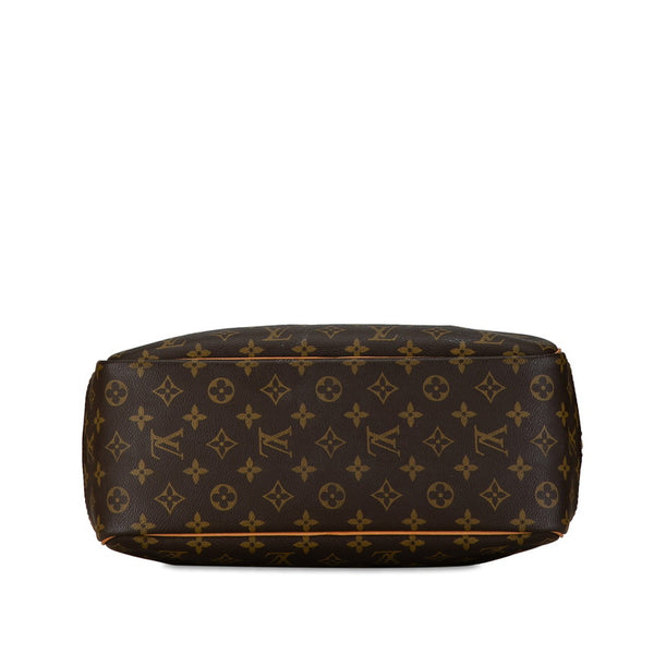 ルイ ヴィトン モノグラム ドーヴィル ハンドバッグ M47270 ブラウン PVC レザー レディース LOUIS VUITTON 【中古】