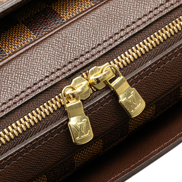 ルイ ヴィトン ダミエ トリアナ ハンドバッグ N51155 ブラウン PVC レザー レディース LOUIS VUITTON 【中古】