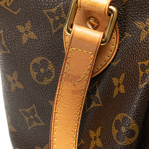 ルイ ヴィトン モノグラム パレルモPM ハンドバッグ ショルダーバッグ 2WAY M40145 ブラウン PVC レザー レディース LOUIS VUITTON 【中古】