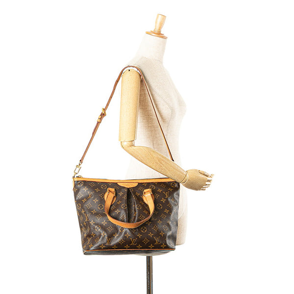 ルイ ヴィトン モノグラム パレルモPM ハンドバッグ ショルダーバッグ 2WAY M40145 ブラウン PVC レザー レディース LOUIS VUITTON 【中古】