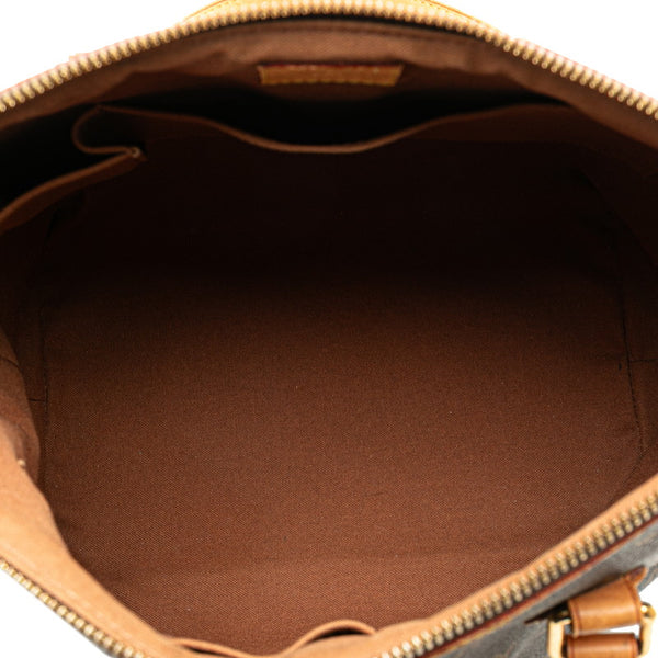 ルイ ヴィトン モノグラム パレルモPM ハンドバッグ ショルダーバッグ 2WAY M40145 ブラウン PVC レザー レディース LOUIS VUITTON 【中古】