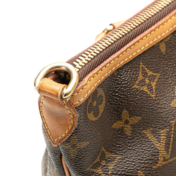 ルイ ヴィトン モノグラム パレルモPM ハンドバッグ ショルダーバッグ 2WAY M40145 ブラウン PVC レザー レディース LOUIS VUITTON 【中古】