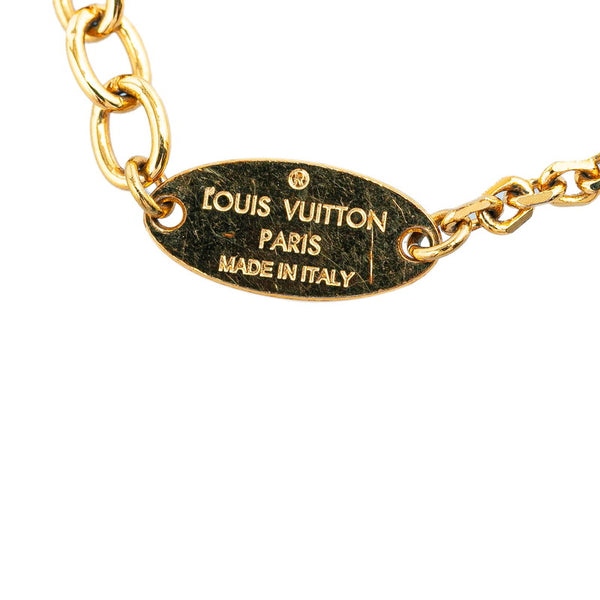 ルイ ヴィトン ブラスレ ブルーミン ブレスレット M64858 ゴールド メッキ レディース LOUIS VUITTON 【中古】