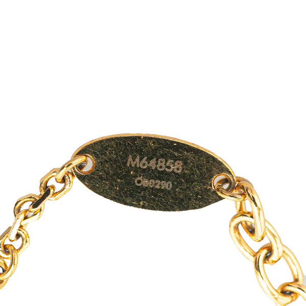 ルイ ヴィトン ブラスレ ブルーミン ブレスレット M64858 ゴールド メッキ レディース LOUIS VUITTON 【中古】