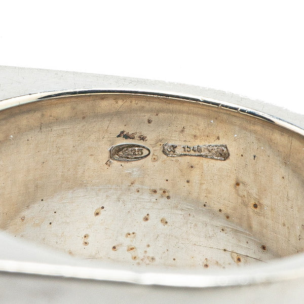 グッチ リング 指輪 シルバー SV925 シルバー メンズ GUCCI 【中古】