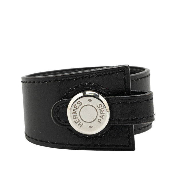 エルメス セリエ ブレスレット ブラック ボックスカーフ レディース HERMES 【中古】