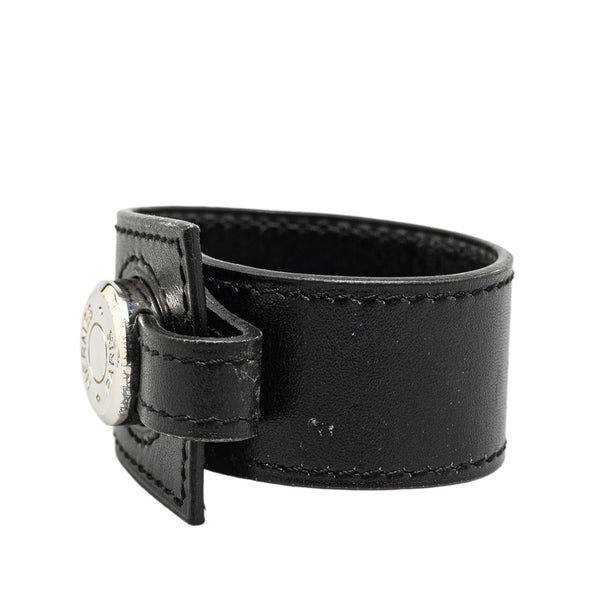 エルメス セリエ ブレスレット ブラック ボックスカーフ レディース HERMES 【中古】