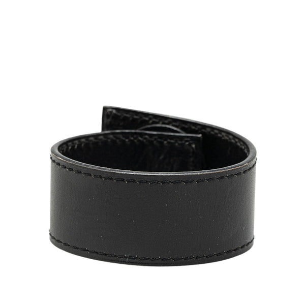 エルメス セリエ ブレスレット ブラック ボックスカーフ レディース HERMES 【中古】