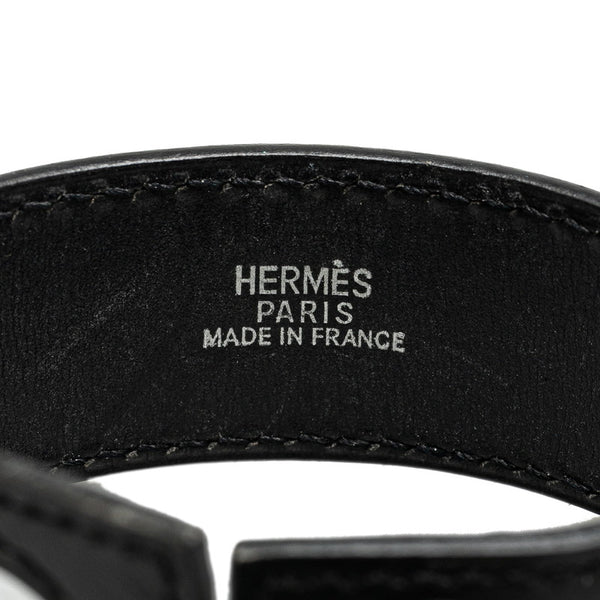エルメス セリエ ブレスレット ブラック ボックスカーフ レディース HERMES 【中古】
