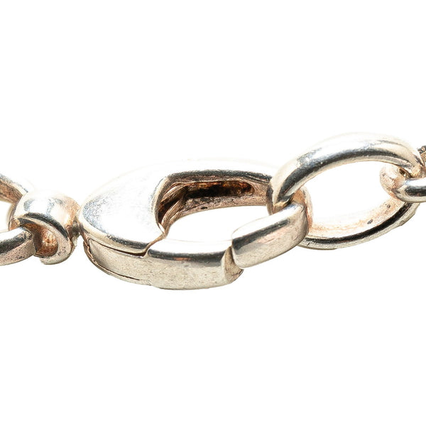 グッチ インターロッキングG チェーン ネックレス SV925 シルバー レディース GUCCI 【中古】