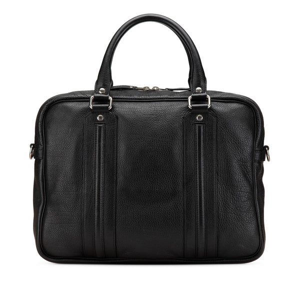 グッチ ビジネスバッグ ハンドバッグ 231850 ブラック レザー レディース GUCCI 【中古】