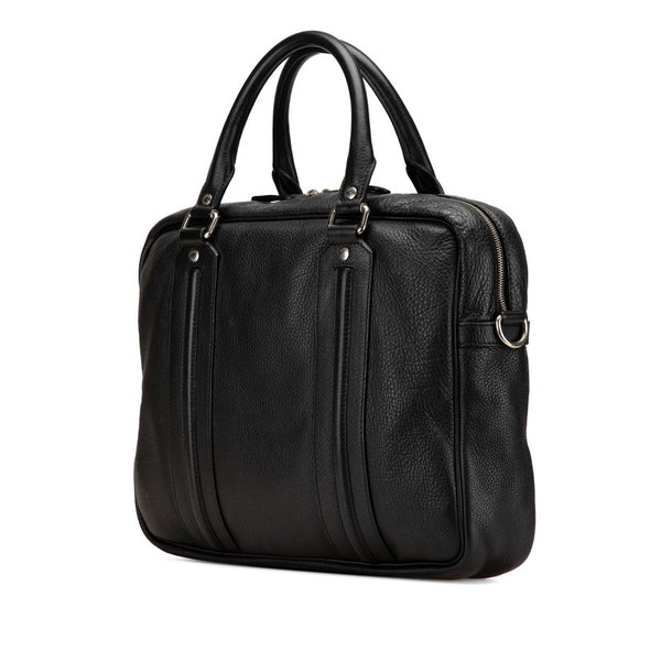 グッチ ビジネスバッグ ハンドバッグ 231850 ブラック レザー レディース GUCCI 【中古】