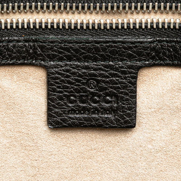 グッチ ビジネスバッグ ハンドバッグ 231850 ブラック レザー レディース GUCCI 【中古】