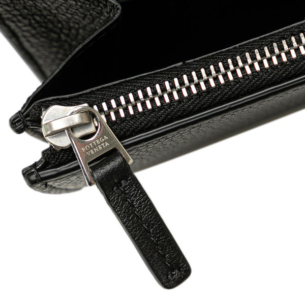 ボッテガヴェネタ ロゴ 長財布 ブラック レザー レディース BOTTEGAVENETA 【中古】