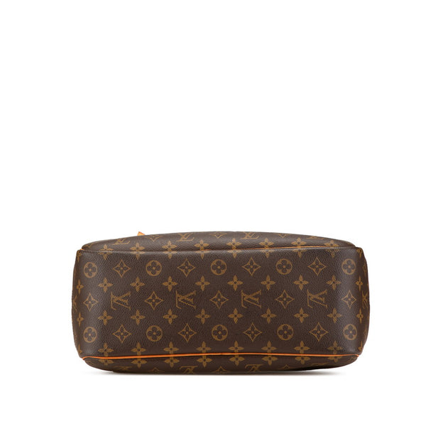 ルイ ヴィトン モノグラム ドーヴィル ハンドバッグ M47270 ブラウン PVC レザー レディース LOUIS VUITTON 【中古】