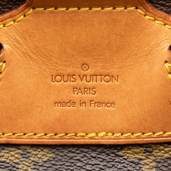 ルイ ヴィトン モノグラム モンスリMM リュック バックパック M51136 ブラウン PVC レザー レディース LOUIS VUITTON 【中古】