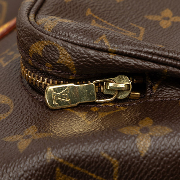 ルイ ヴィトン モノグラム モンスリMM リュック バックパック M51136 ブラウン PVC レザー レディース LOUIS VUITTON 【中古】