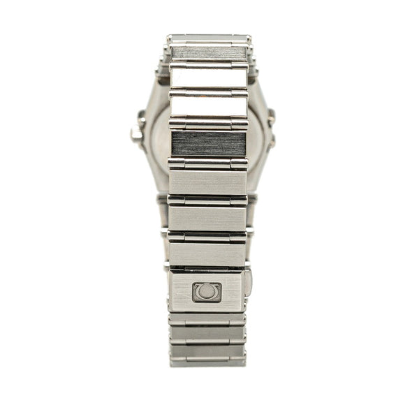 オメガ コンステレーション ミニ 腕時計 クオーツ アイボリー文字盤 ステンレススチール レディース OMEGA 【中古】