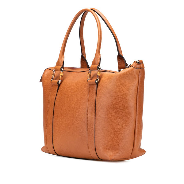 グッチ トートバッグ ショルダーバッグ 2WAY 339548 ブラウン レザー レディース GUCCI 【中古】