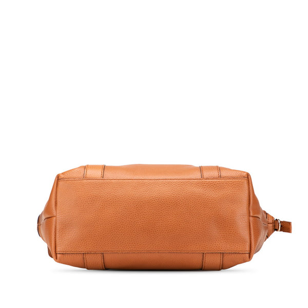 グッチ トートバッグ ショルダーバッグ 2WAY 339548 ブラウン レザー レディース GUCCI 【中古】