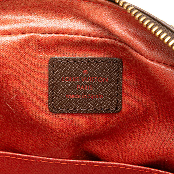 ルイ ヴィトン ダミエ トゥルーストワレット25 ポーチ セカンドバッグ N47623 ブラウン PVC レディース LOUIS VUITTON 【中古】