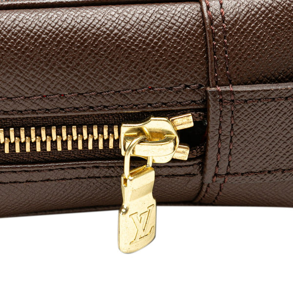 ルイ ヴィトン ダミエ トゥルーストワレット25 ポーチ セカンドバッグ N47623 ブラウン PVC レディース LOUIS VUITTON 【中古】