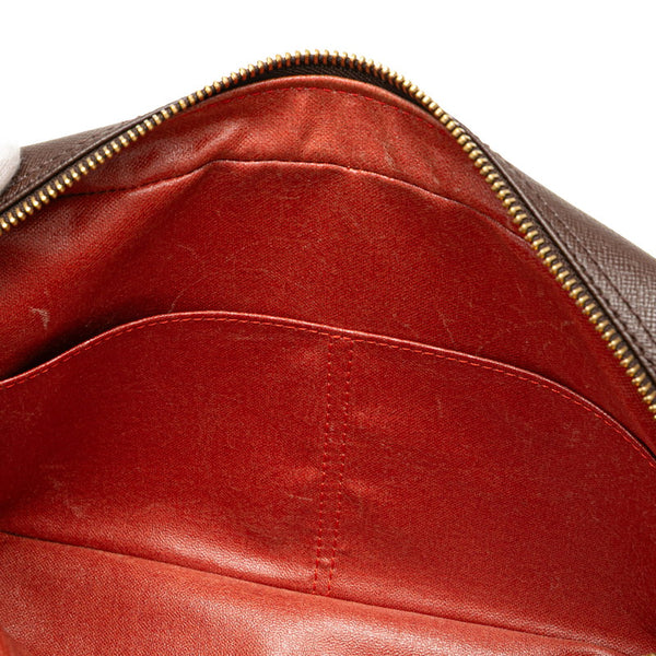 ルイ ヴィトン ダミエ トゥルーストワレット25 ポーチ セカンドバッグ N47623 ブラウン PVC レディース LOUIS VUITTON 【中古】