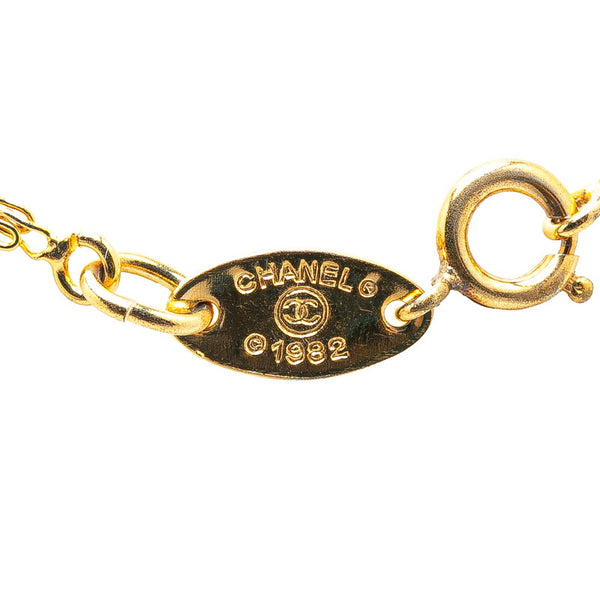シャネル ココマーク ネックレス ゴールド メッキ レディース CHANEL 【中古】