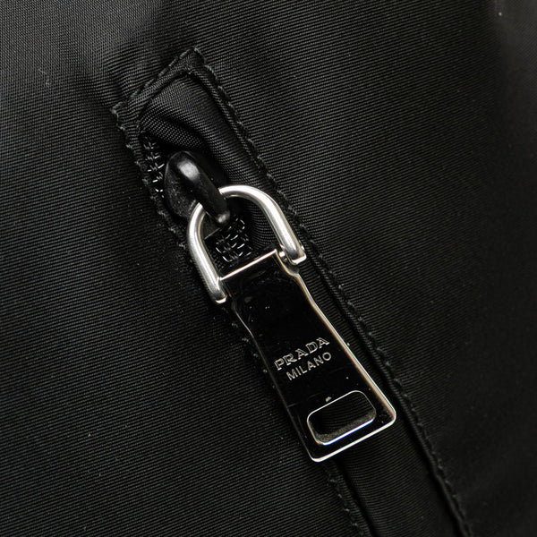 プラダ テスート リュック バックパック 2VZ021 ブラック ナイロン レディース PRADA 【中古】