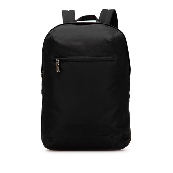 プラダ テスート リュック バックパック 2VZ021 ブラック ナイロン レディース PRADA 【中古】