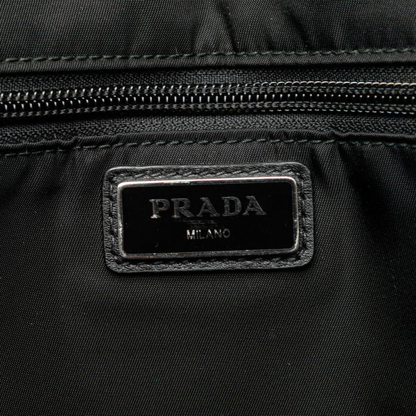 プラダ テスート リュック バックパック 2VZ021 ブラック ナイロン レディース PRADA 【中古】