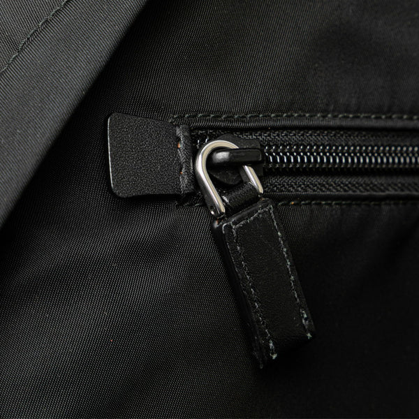 プラダ テスート リュック バックパック 2VZ021 ブラック ナイロン レディース PRADA 【中古】