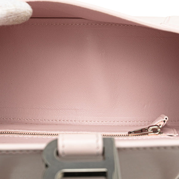 バレンシアガ アワーグラス スモール ハンドバッグ ショルダーバッグ 2WAY 593546 ピンク レザー レディース BALENCIAGA 【中古】