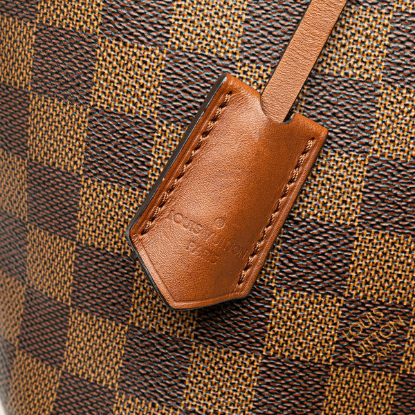 ルイ ヴィトン ダミエ ベルモント トートバッグ ショルダーバッグ 2WAY N63169 エベヌ ブラウン PVC レザー レディース LOUIS VUITTON 【中古】