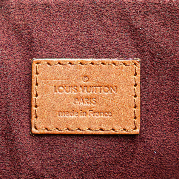 ルイ ヴィトン ダミエ ベルモント トートバッグ ショルダーバッグ 2WAY N63169 エベヌ ブラウン PVC レザー レディース LOUIS VUITTON 【中古】