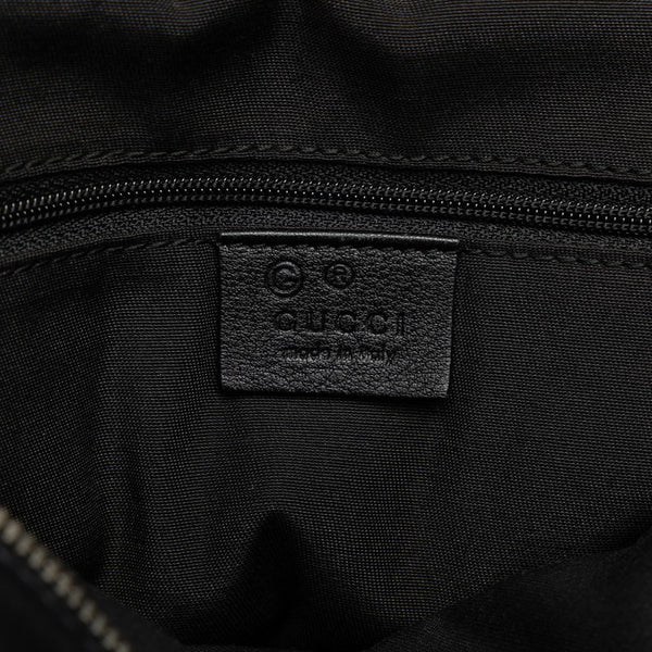 グッチ グッチシマ バンブー トートバッグ ハンドバッグ 355773 ブラック レザー レディース GUCCI 【中古】