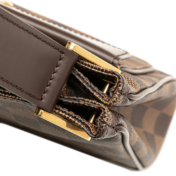 ルイ ヴィトン ダミエ オーバーニュ ショルダーバッグ N51129 ブラウン PVC レザー レディース LOUIS VUITTON 【中古】