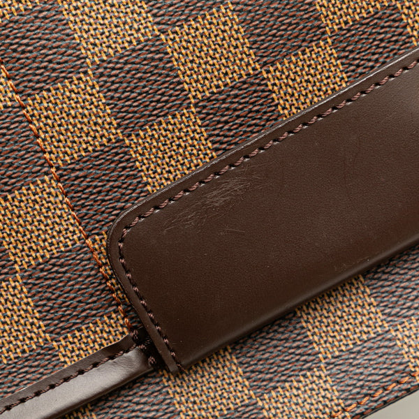 ルイ ヴィトン ダミエ オーバーニュ ショルダーバッグ N51129 ブラウン PVC レザー レディース LOUIS VUITTON 【中古】