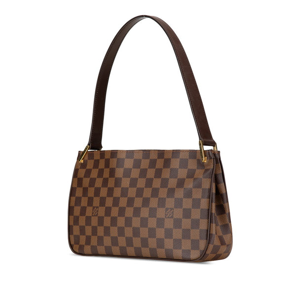ルイ ヴィトン ダミエ オーバーニュ ショルダーバッグ N51129 ブラウン PVC レザー レディース LOUIS VUITTON 【中古】