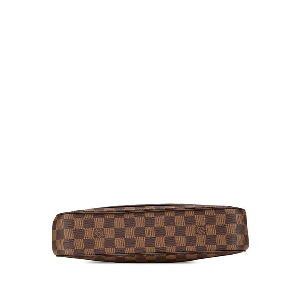 ルイ ヴィトン ダミエ オーバーニュ ショルダーバッグ N51129 ブラウン PVC レザー レディース LOUIS VUITTON 【中古】