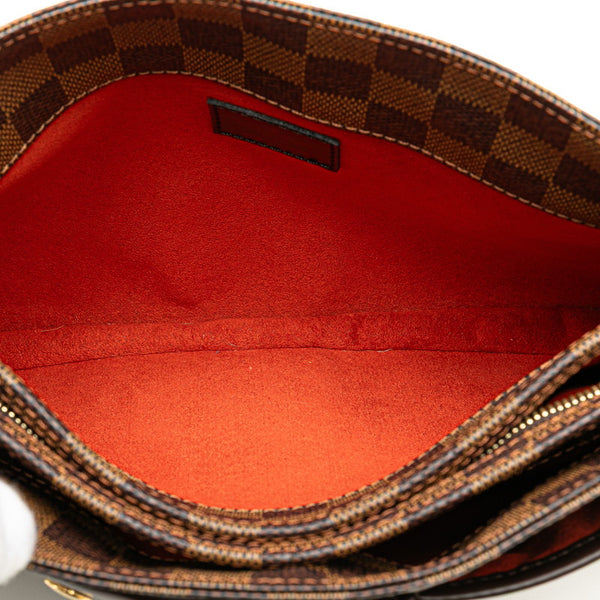 ルイ ヴィトン ダミエ オーバーニュ ショルダーバッグ N51129 ブラウン PVC レザー レディース LOUIS VUITTON 【中古】